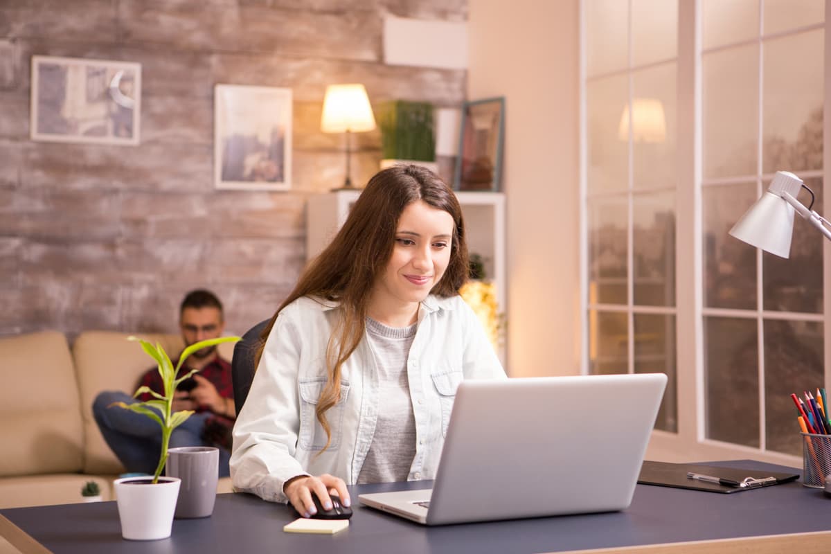 Online meeting and virtual classroom illustration